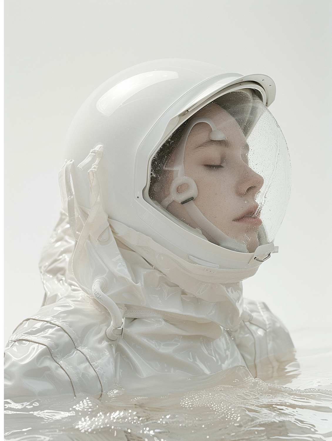 Suit / half submerged